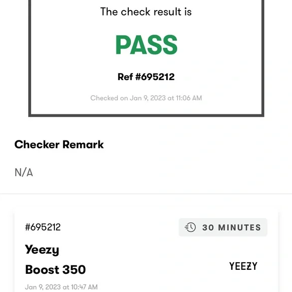 Adidas Yeezy Boost 350 V2 Cream White/Triple White- SZ 7 M- W 8.5 - Picture 13 of 16